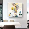 Pintura em Porcelana de Cristal, Pintura Decorativa para Sala de Estar, Pintura para Pendurar na Sala de Jantar, Pintura para Pendurar de Luxo Leve para Quarto, Pintura Plana Moderna em Vidro Temperado, Escritório