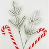 Plantas Verdes Simuladas, Ramas de Pino Tridimensionales de Tres y Cinco Puntas, Árbol de Navidad, Decoración de Corona Navideña, Accesorios y Utilería para Fotografía al por Mayor