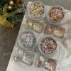 Explosiones transfronterizas arte de uñas de 4 colores sueño cristal de hielo alto brillo ópalo nube brocado polvo polarizado ultrafino papel de hoja de oro joyería para uñas