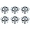 Tapa de Agujero de Fregadero Cromada Anillo de Desbordamiento Tapa Decorativa Tapa de Desagüe Agujero Bañera Fregadero de Cocina Tapón Tapón Accesorios Universales