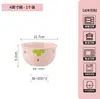 Morango Trendy Bonito Menina Cerâmica Ins Conjunto de Louça Bonito Tigela de Arroz Tigela de Sopa Prato Prato Alta Aparência