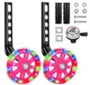 Rueda auxiliar para niños 12*20 rueda auxiliar accesorios para cochecito bicicleta infantil rueda protectora rueda de equilibrio soporte de rueda rueda
