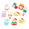 Funda de Teléfono DIY Rosquillas Refrigerador Pegatinas de Pegamento Cremoso DIY Pinzas para el Cabello Hamburguesa Papas Fritas Accesorios de Resina Venta al por Mayor