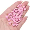 Contas Acrílicas Bicolores Contas de Coração Contas Soltas Pulseira Colar Artesanal DIY Acessórios de Joias para Miçangas Atacado Novo