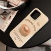 Taza de Café Soporte para Postres Funda para Teléfono Móvil Iphone17 Apple 18 Retro 16Promax Adecuado para 13 Anticaída 15 Suave