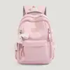 Mochila de Nylon de Doble Capa Grande y Sencilla, Modelo Nuevo de Verano 2026, para Estudiantes de Secundaria, Preparatoria y Universidad