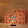 Flor Eterna Rosa Folha de Ouro Transfronteiriça Luminária Noturna Presente Dia das Mães Dia dos Namorados Decoração Criativa de Mesa Lâmpada de Ambiente