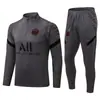 2122 Ropa de Entrenamiento de Fútbol Infantil Paris para Hombres y Mujeres Manga Larga Primavera, Otoño e Invierno Leggings de Fútbol Maillots Neymar Messi