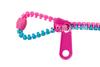 No. 5 collar de cremallera bicolor joyería para estudiantes tarjetero cordón llavero para niños ventas directas de fábrica