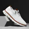 Zapatos de hombre estilo británico 2023 verano transpirables zapatillas malla tejida fly zapatos de hombre transfronterizos talla grande 48 yardas zapatillas para correr