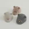 Boina Infantil Popular Transfronteiriça para Primavera e Outono com Decoração 3D de Panda Fofo, Boné Forward Xadrez para Meninos e Meninas