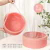 Maceta portátil con apertura para ventana, Empaque de ramo de frutas y flores, Caja vacía, Caja de regalo redonda, Materiales florales para manualidades