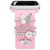 Para Apple Watch Watch Watch Correa Universal de Silicona Anillo de Mariposa