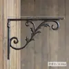 Suporte Triangular de Ferro Fundido Espesso Estilo Europeu Suporte de Parede para Prateleira Fixa de Ângulo Reto Suporte de Prateleira com Carga