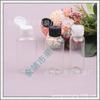 Frasco Transparente Plano de 50ml com Tampa Flip Tampa Borboleta Embalagem Cosmética Garrafa Orvalho Puro Sabonete Líquido Sub-Embalagem pet Garrafa Vazia