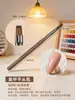 Pincel para Nail Art Estilo Japonés, Mango Semitransparente, Pincel de Construcción de Doble Punta, Pincel Liner para Pintura con Gel UV, Pincel para Degradado, Ultra Fino