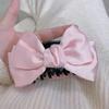 Moño Escape Princesa Pinza de Agarre Doble Cara Negro Pasador de Pelo de Alto Sentido Parte Trasera Cabeza Pinza de Tiburón Accesorios para el Cabello Sombrerería Venta al por Mayor