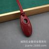 Corea del Sur Blogger Nicho Girasol Oniplow Mismo estilo Ankora Collar de Gota Rojo Cadena Larga para Suéter