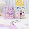 Dibujos Animados Kuromi Perro Canela Mini Exquisito Tablero Pequeño Clip Bloc de Notas Bloc de Notas Cuaderno Pequeño Regalo para Niños