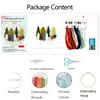 Kit de Materiais para Bordado de Paisagem Florestal, Estilo Nórdico, Decoração para Sala de Estar Ins, Arte de Parede DIY Feita à Mão, Venda por Atacado do Fabricante