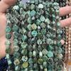 Cristal de água-marinha natural Tianhe pedra apatita hexagonal contas soltas diy pulseira colar jóias atacado
