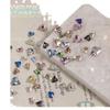 Coração Torto Diamante Arte de Unha Rede Vermelha Cristal Coração de Pêssego Super Brilhante K9 Luxo Fundo Pontiagudo Grande Diamante Cor de Unha de Amor Joia de Diamante