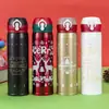 Regalo de Navidad Taza Térmica de Acero Inoxidable con Tapa de Rebote Vaso para Hombres Mujeres Estudiantes Taza de Agua Impresión de Logo Taza de Regalo