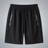 Shorts Casuales de Verano de Seda de Hielo al por Mayor para Hombre, Pantalones Elásticos para Aire Acondicionado, Shorts Deportivos Juveniles de Secado Rápido de Talla Grande, Pantalones Delgados