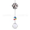 Colgante Atrapasoles con Forma de Pata de Gato y Pata de Perro de Cristal Colgante de Corazón para Hacer Tú Mismo Perro Conmemorativo Suministro Transfronterizo de Amazon
