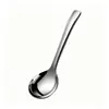 Colher Doméstica de Aço Inoxidável 316 Espessada Colher de Comer Infantil Colher de Sopa Estilo Coreano Cabo Longo Alta Aparência Talheres de Aço Inoxidável