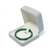 Caja de joyería de terciopelo con esquinas redondeadas para pulseras de jadeíta, caja de embalaje para joyería de oro y plata, caja de regalo para joyería de anillos y colgantes