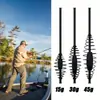Jaula de Cebo Pesado para Carpa Tipo Resorte Deslizante Peso Ajustable 15-45g Compatible con Cañas Marinas de Agua Dulce y Salada Universal