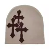 Artículo Popular Transfronterizo: Gorro Jacquard Cruzado, Estilo Europeo y Americano, Gorro de Punto Adelgazante, Gorro Versátil Hip-Hop Unisex