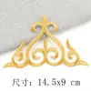 Pegatinas de Tela Bordada con Patrón Dorado y Plateado, Vestidos Antiguos, Nubes Propicias, Óperas, Varios Estilos de Piezas Bordadas, Pegatinas Decorativas de Parche, Accesorios DIY, Flores Calientes