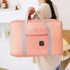 Bolsa de viaje plegable estilo coreano, bolsa de equipaje personalizable, bolsa de avión de segunda generación, bolsa organizadora unisex, bolsa de almacenamiento de equipaje