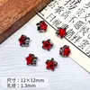 Serie Roja y Negra Guirnalda de Mariposa Rosa Colgante de Aleación Pulsera DIY Hecha a Mano Collar Colgante de Pulsera Accesorios de Joyería