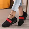 Zapatos para Mujer de Suela Gruesa con Amortiguación de Aire, Malla Transpirable Hueca, Puntera Reforzada, Mocasines sin Talón, Zapatos Perezosos para Mujer de Comercio Exterior Talla Grande