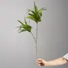 Plantas y flores verdes artificiales, hierba nube dorada de dos puntas, decoración del hogar, hierba decorativa, flores artificiales, adornos para sala de estar y casa de huéspedes, decoración de escena