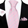 Set de Corbata para Hombre, Caja de Regalo de Lujo para Hombre, Corbata Atada a Mano, Corbata Bordada Jacquard, Diseño de Logo al por Mayor