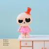 Cráneo de Dibujo Animado Popular Falda de Hierba Moco Adorno de Escritorio Caja Ciega de Moda Linda Bolsa Ciega Al por Mayor