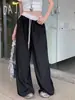 Venta Caliente Transfronteriza 2026 Primavera/Verano Nuevos Pantalones Casuales Sueltos de Pierna Ancha Bloque de Color Estilo Retro Americano Tendencia