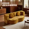 Popular Sillón Doble de Comercio Exterior para Sala de Estar, Dormitorio, Habitación de Estudiantes, Sofá Modular Versátil con Esponja de Alta Densidad Comprimida