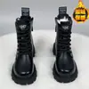 Botas Martin de suela gruesa para mujer, nuevo estilo invierno 2026, forradas de felpa y engrosadas para mayor comodidad, botines de moda y versátiles, botas de nieve cálidas para mujer