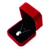 Caja de Joyería de Franela Caja para Colgantes de Collar Caja de Empaque para Joyería Caja de Almacenamiento para Regalos de Joyería Caja para Insignias Broches Clavos de Oreja
