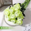 Ramo de boda de simulación verde flor de seda flor de plástico flor artificial decoración de paisajismo de hotel adorno de mesa flor seca arte floral
