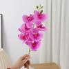 7 Flores Artificiales de Phalaenopsis Engomadas Decoración para el Hogar Ramo de Flores Decoración para Salón de Bodas Flor Falsa Orquídea Artificial Celebración de Boda