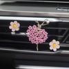 Set de 3 piezas Chica Bailarina Margarita Clip Perfume para Salida de Aire de Coche Aromaterapia para Coche Decoración de Fragancia para Interior de Coche
