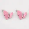 Pendente Borboleta de Diamante em Liga de Metal Mais Vendido Estilo Floresta Borboleta Assimétrica Acessórios para Pulseira Colar DIY