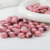 Cuentas de Ábaco de Cerámica de 12 mm Cuentas Espaciadoras Planas Redondas de Cerámica Cuentas Sueltas Material para Pulseras DIY Hechas a Mano Accesorios Cuentas