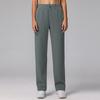 Pantalones de Pierna Ancha con Caída de Modal Lavado a la Arena Softstreme Cintura Alta Sueltos para Correr Fitness Deportes Pantalones Largos Pantalones de Yoga